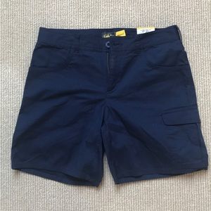 NWT Cabela’s brand navy blues shorts sz 4